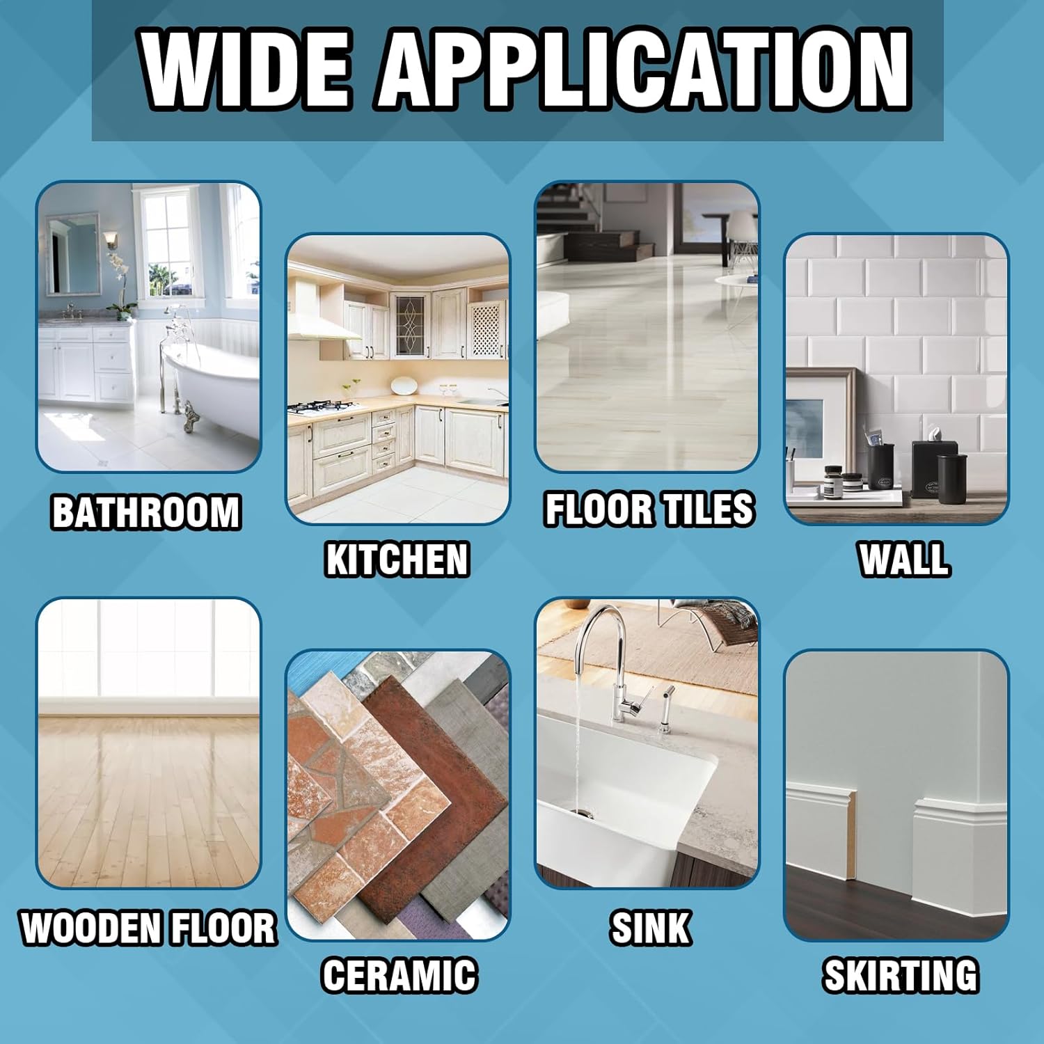 Construction Adhesive Heavy Duty, Cement Glue for Concrete, Floor, Wall, Stone, Wood and More, 7.4 Ounce Tile Squeeze Tube, Suitable for Rough Bonding Surface (220ml*1) - Image 6