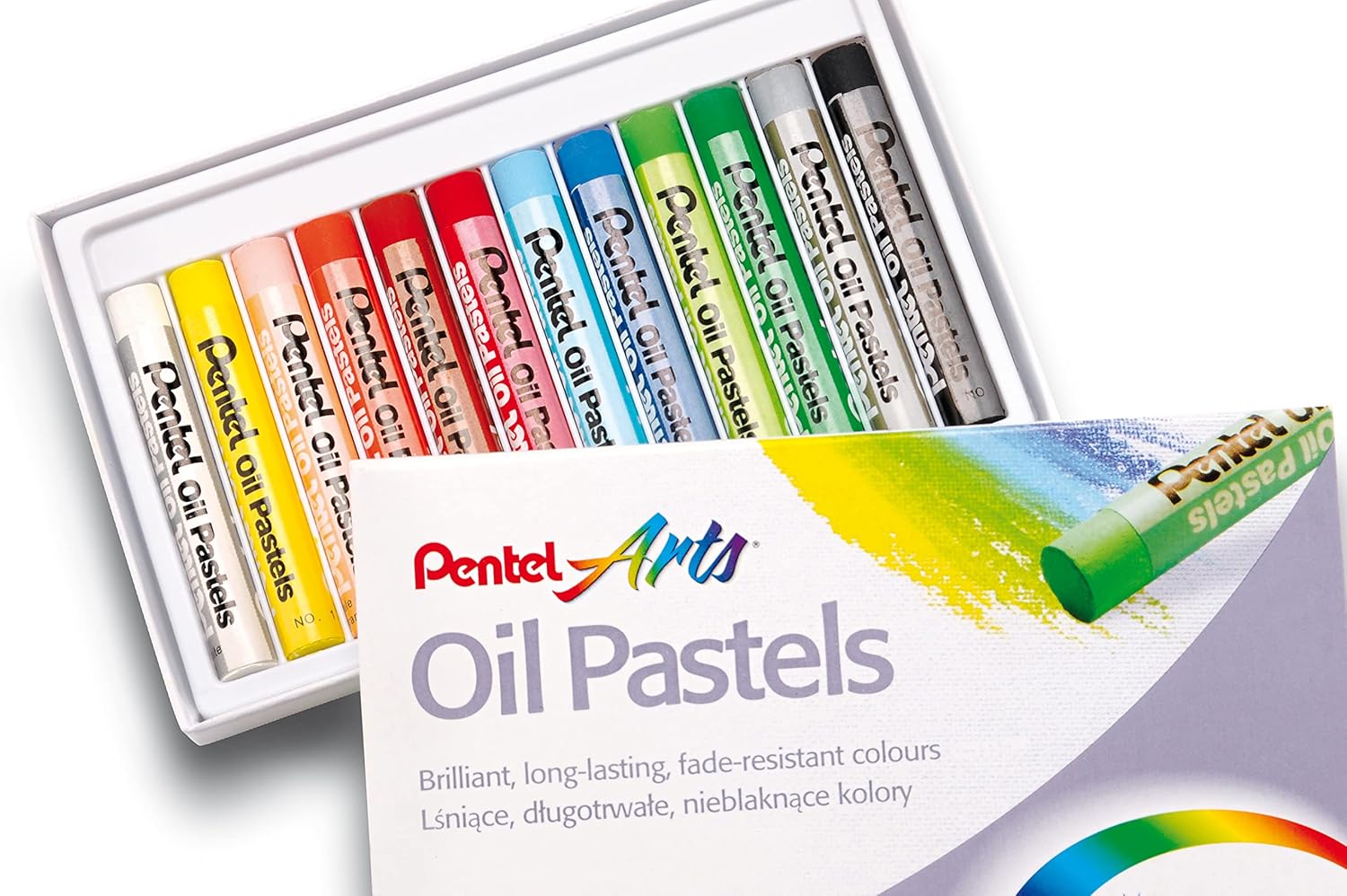 Pentel Oil Pastel Set (Pack of 12) - Image 3