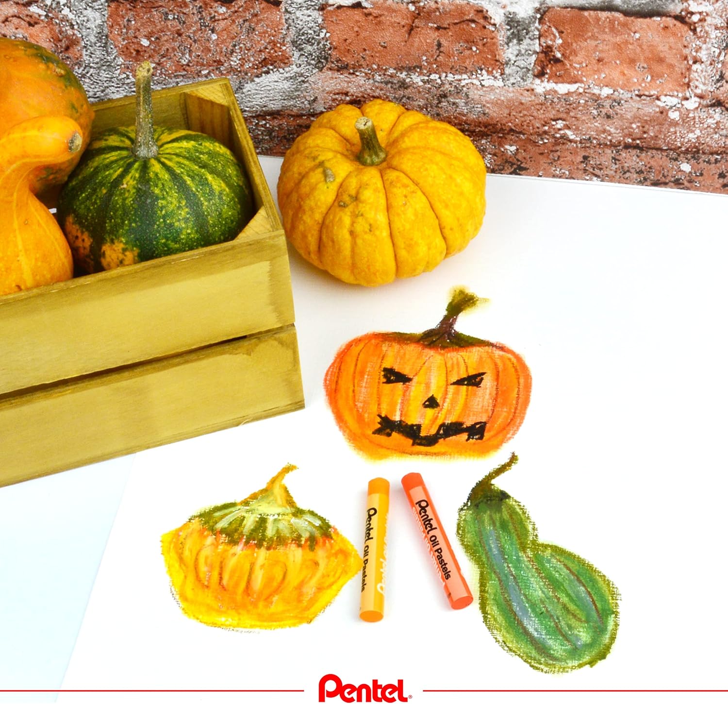 Pentel Oil Pastel Set (Pack of 12) - Image 6