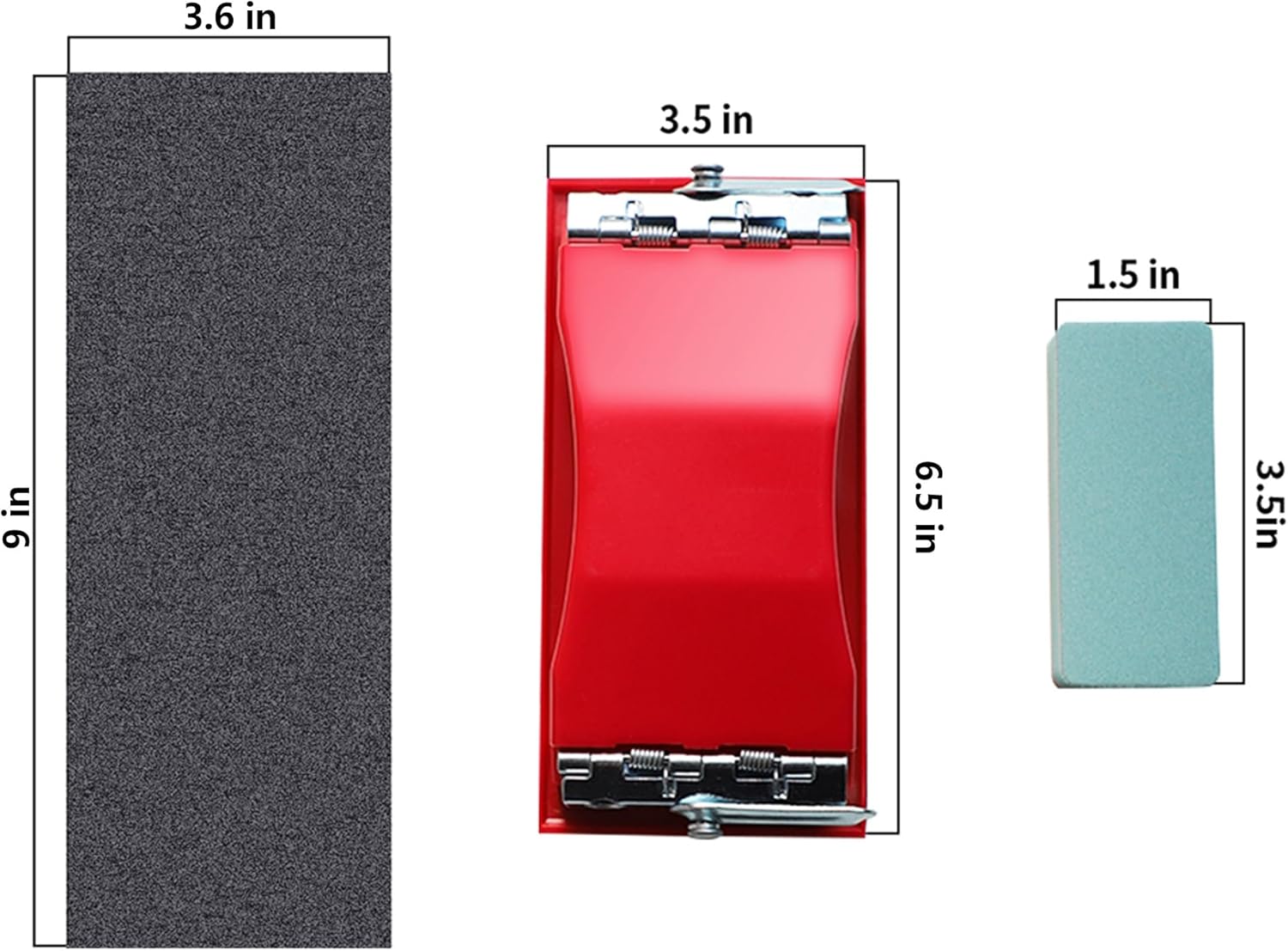 Wet & Dry Sandpaper Set, 42 Sheets of 120 to 3000 grit Sandpaper with Sanding Block Sander,for Wood Furniture Finishing Metal Automotive Sanding Polish - Image 5